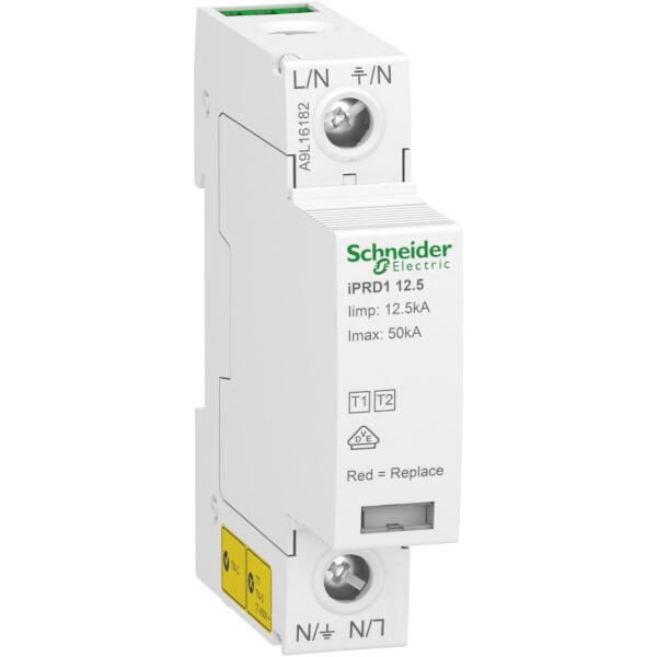 A9L16182  УЗИП iPRD1 12.5r 1P 50kA КЛАСС 1+2 с картриджем Schneider Electric