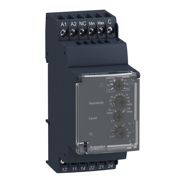 RM35LM33MW  Telemecanique Реле контроля уровня резистивный вход 24÷240ВAC DIN ВЫХ 1: 250ВAC/5A Schneider Electric