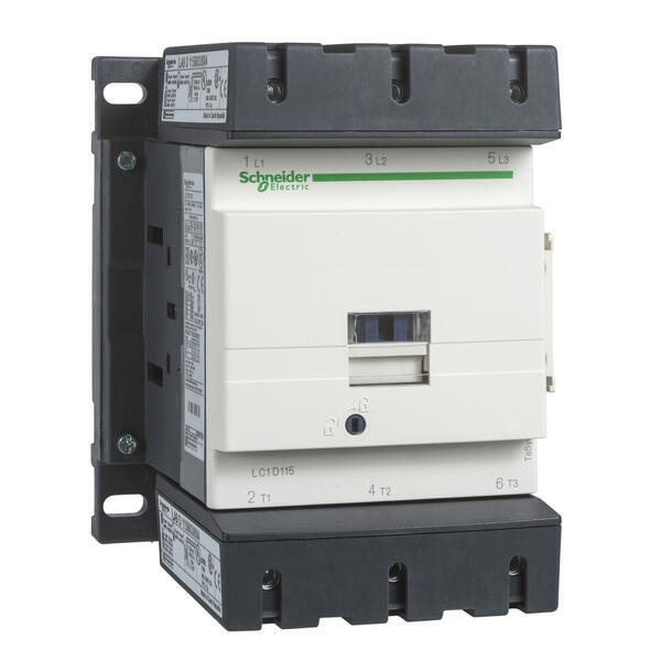 LC1D115V7  Contactors D Контактор 3Р 115А, НО+НЗ, 400В 50/60Гц зажим под винт Schneider Electric