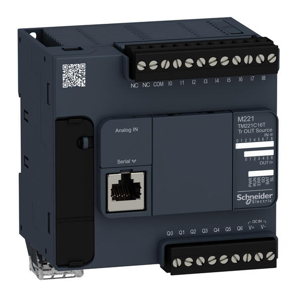 TM221C16T  M238 Блок базовый компактный M221-16IO транзисторный источник Schneider Electric