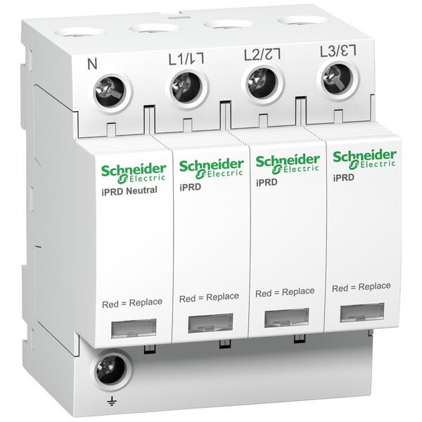 A9L40600  Ограничитель перенапряжений импульсный Т2 iPRD 40 40кА 350В 3П+N Schneider Electric