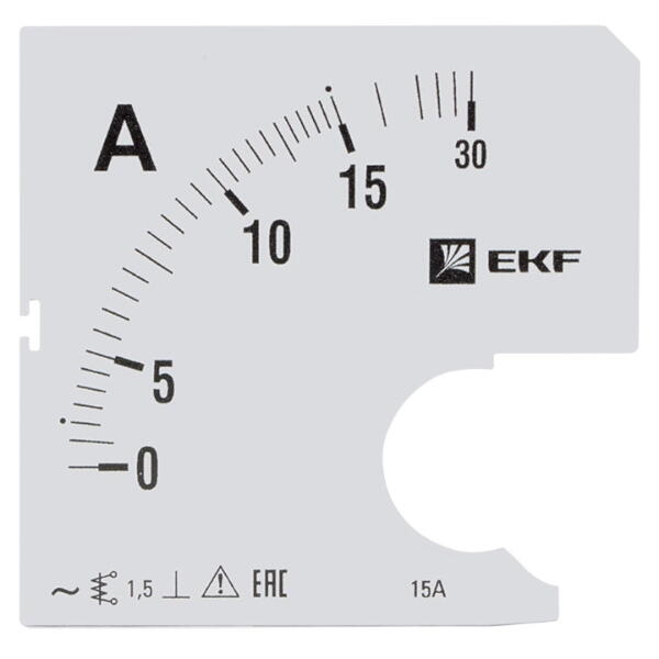 s-a961-15 Шкала сменная для амперметра A961 155А-1.5 PROxima EKF