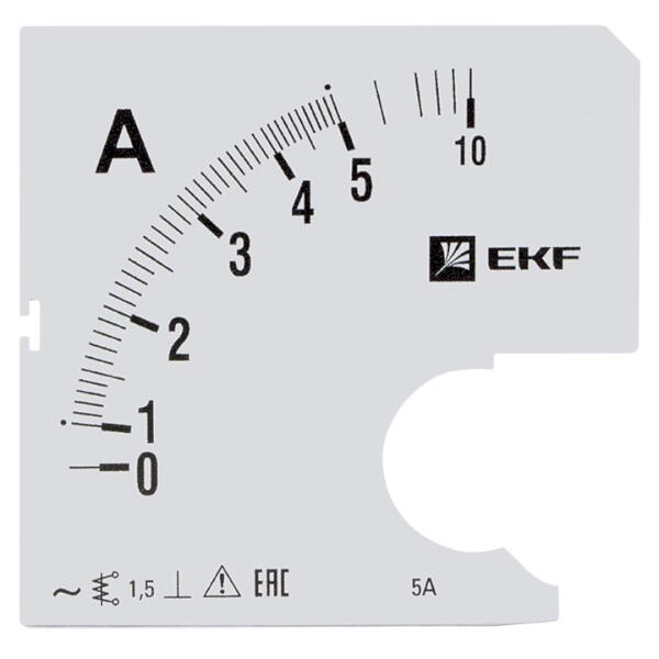 s-a961-5 Шкала сменная для амперметра A961 55А-1.5 PROxima EKF