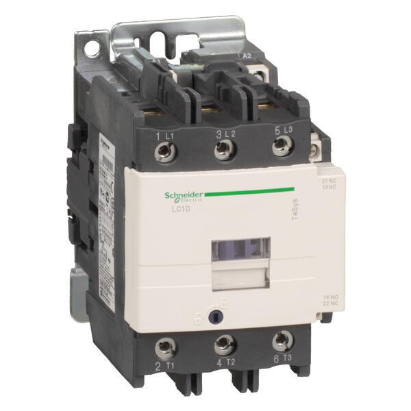 LC1D80Q7  Contactors D Telemecanique Контактор 3Р 80A, сил.конт., 1НО+1НЗ катушка 380В 50Гц Schneider Electric