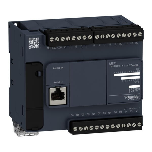 TM221C24T  M238 Блок базовый компактный M221-24IO транзисторный источник Schneider Electric