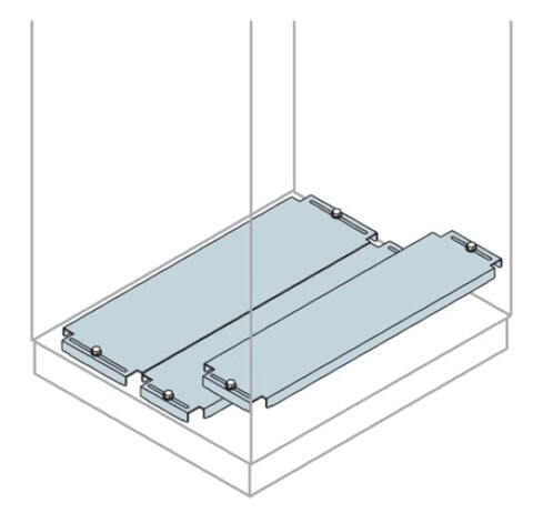 EF6061  Панель нижняя составная 600x600мм ABB