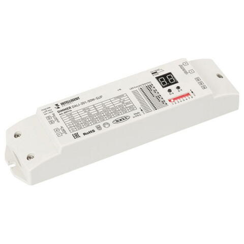 Диммер DALI-201-50W-SUF 230V, 250-1500mА INTELLIGENT IP20 027114 Arlight