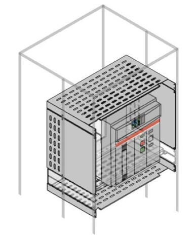 1STQ009063A0000  Перегородка 2A-3A E4.2 H=600мм W=600мм ABB