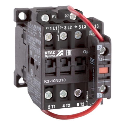 117230  Контактор OptiStart K3-10ND10-24DC КЭАЗ