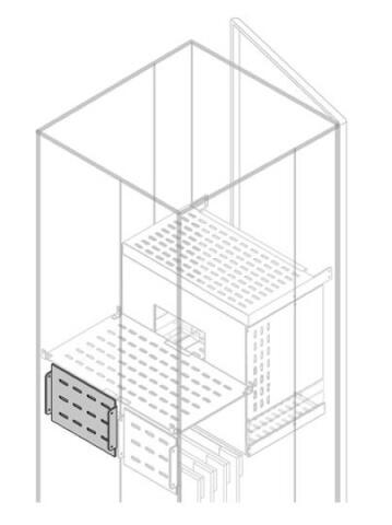 1STQ008815A0000  Перегородка вертикальная задняя H=200мм W=600мм ABB