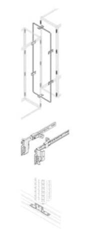 1STQ002021B0000  Кронштейны для промежуточных стоек (2шт) ABB