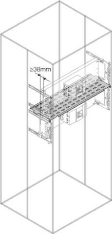 1STQ008691A0000  Перегородка горизонтальная 3A W=400мм ABB