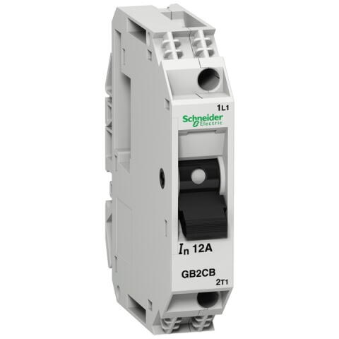 GB2CB12  GV2 Автоматический выключатель с комбинированным расцепителем 1P 6A Schneider Electric