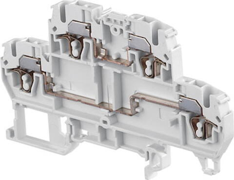 1SNA290161R0000  Клеммник пружинный 2.5мм.кв. серый D2,5/5.D2.L ABB