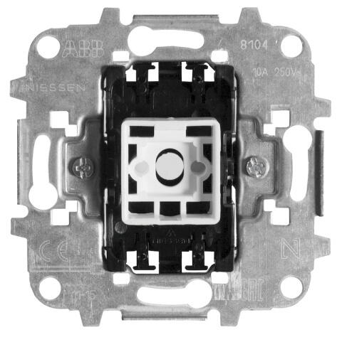 8110  Механизм 1-клавишного проходного переключателя, 10А/250В ABB