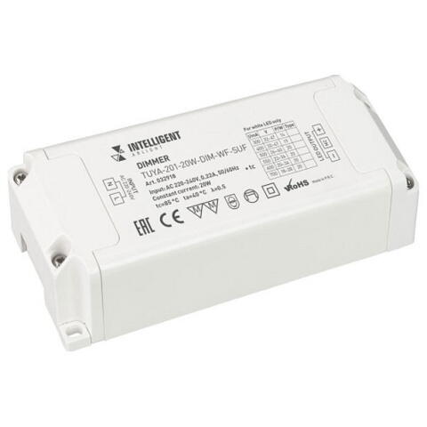 Диммер INTELLIGENT TUYA-201-20W-DIM-WF-SUF (230V, 433MHz, 300-700mA) 032918 Arlight