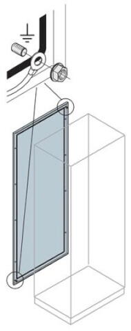 EP2080K  Стенка шкафа задняя 2000x800мм ВхШ ABB