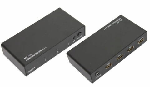 17-6911  Переключатель HDMI 3х1, металл Rexant (Рексант)