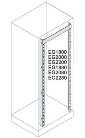 EG1800  Рама 19 дюймов фиксированная 38HE 1800x600мм ABB