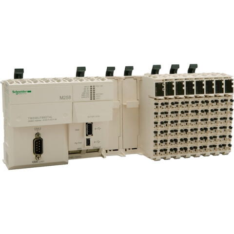 TM258LF66DT4L  M258 Контроллер Ethernet/CAN/2PCI/66/4Входа/Выхода Schneider Electric