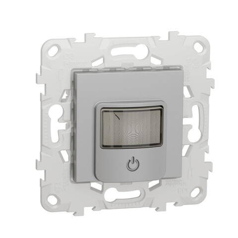 NU552530  Unica New Датчик движения с выключателем, 10А алюминий Schneider Electric