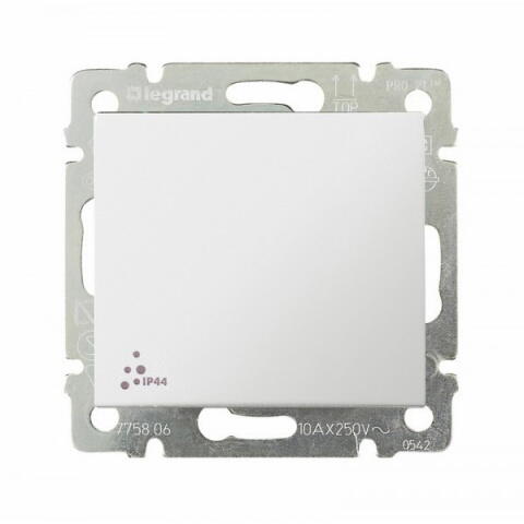 774201  Выключатель Valena IP44 10А 250В белый Legrand