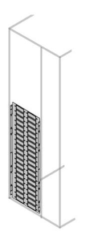 1STQ008515A0000  Перегородка боковая вертикальная H=800мм D=500мм ABB