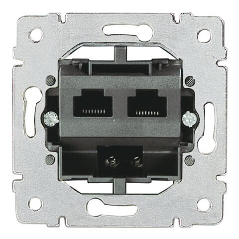 775936  Розетка компьютерная 2хRJ45 Cat. 3 PRO21 Legrand