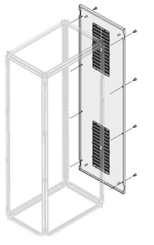 1STQ007647A0000  Панель боковая вентилируемая IP30 H=2000мм D=900мм ABB