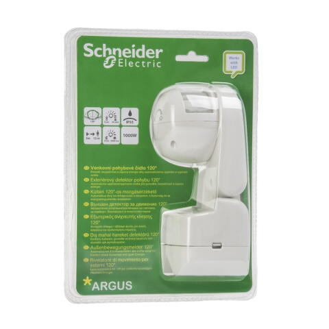 CCTR1PA04  Argus Standard Датчик движения наружный IP55 120° (блистер) Schneider Electric