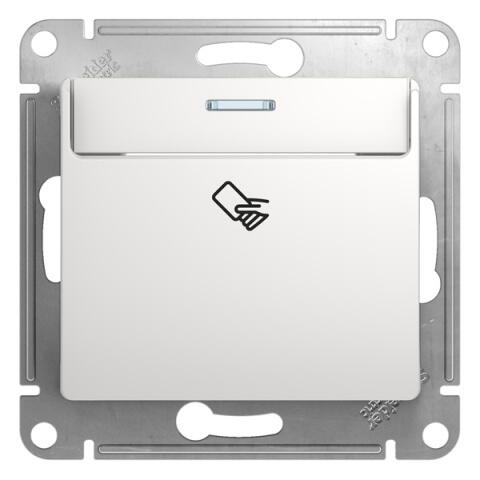 GSL000169  Glossa Выключатель карточный сх.6 белый Schneider Electric