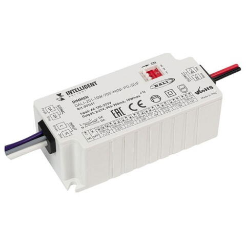 Диммер INTELLIGENT DALI-201-10W-700-MINI-PD-SUF (230V, 350-700mА) 031611 Arlight