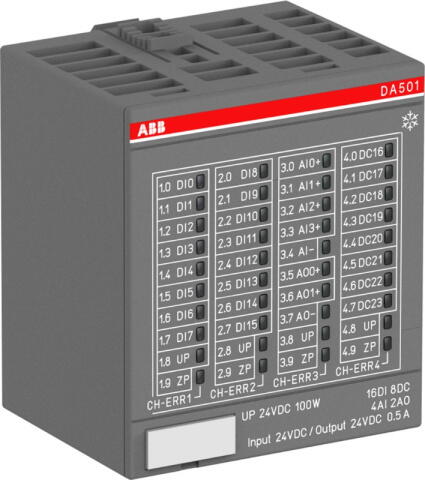 1SAP450700R0001  Модуль В/В, 16DI/4AI/2AO/8DC, DA501-XC ABB