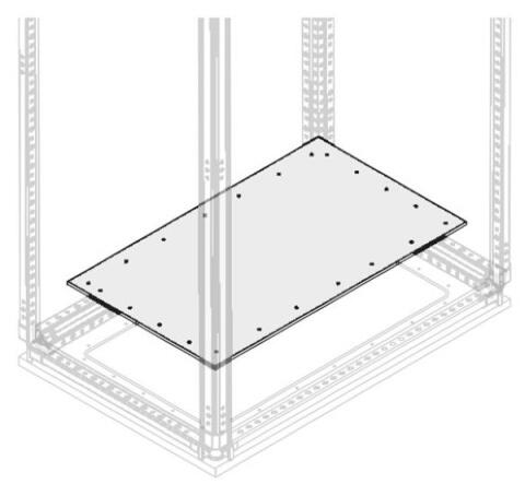 1STQ007673A0000  Фланец кабельного ввода W=600мм D=700мм ABB