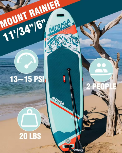 Bammboo surf sup Надувная SUP доска для серфинга и сапбординга в полном комплекте 5BD3B40A