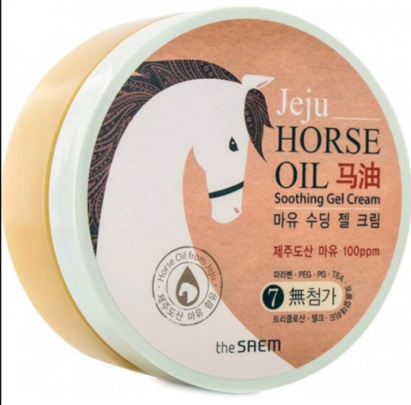 Крем-гель на основе конского жира THE SAEM Jeju Horse Oil Soothing Gel 722E3739