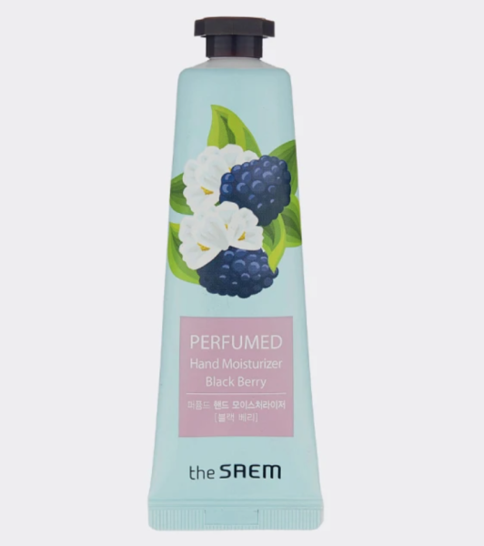 Парфюмированный крем для рук с ароматом ежевики The Saem Perfumed Hand Moisturizer Blackberry 9B3222AF