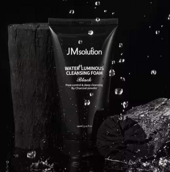 Пенка для лица увлажняющая с древесным углем JMsolution Water Luminous Cleansing Foam 23D9CA2C