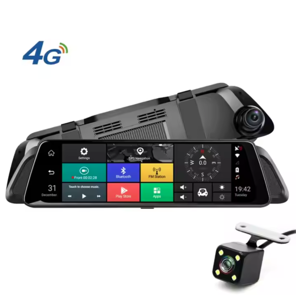 4G Автомобильный DVR 10 зеркало заднего вида камера Full HD 1080P Android GPS видеорегистратор для вождения  E4367580